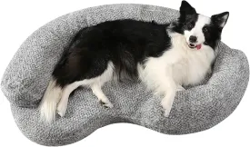 Orthopedic Memory Foam Dog Bed Couch- Waterproof and Washable for All Sized Small, Medium, and Large Dogs - Removable Washable Cover (Small (35 x 24 x 8 Inch))