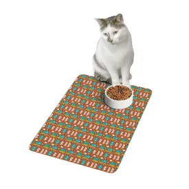 Pawsome Pet Food Mat for Fido Feast
