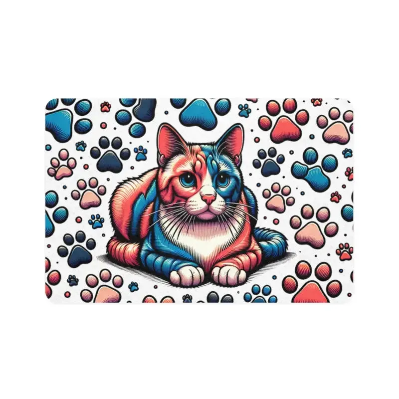 Pawtastic Pet Food Mat for Messy Eaters