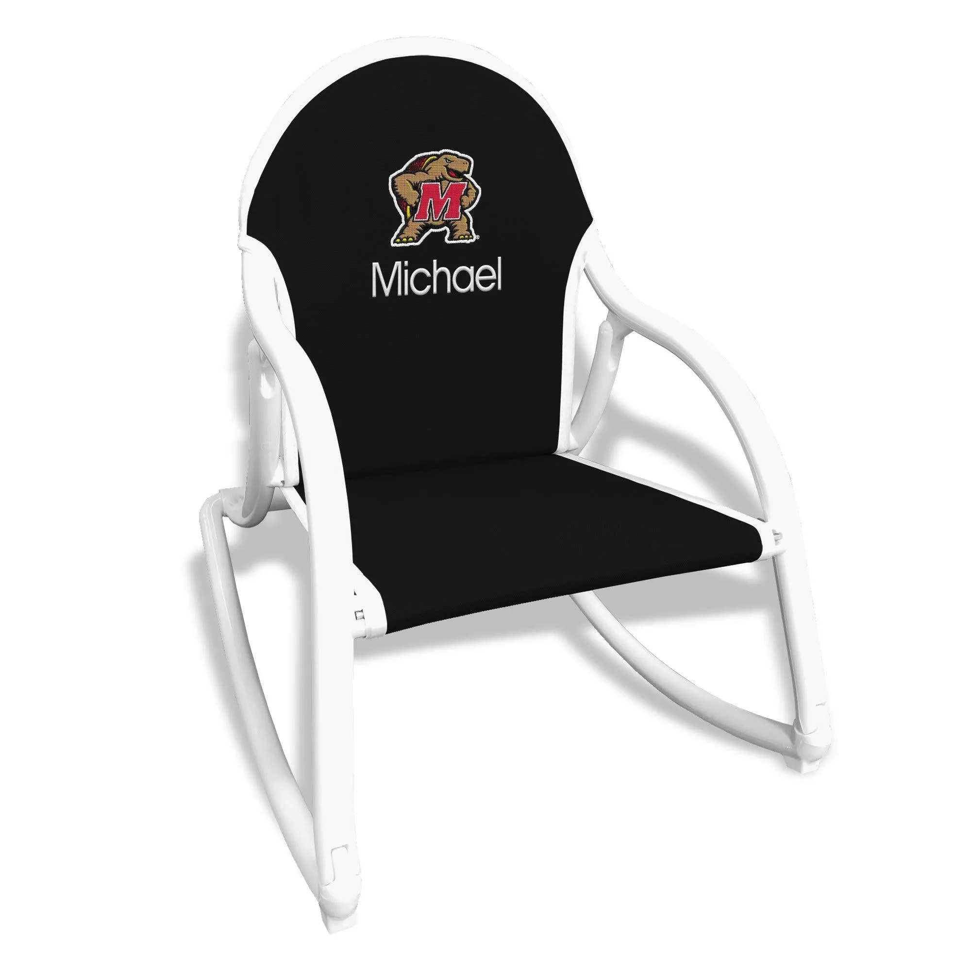 Personalized Maryland Terrapins Mascot Rocking Chair