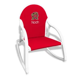 Personalized Maryland Terrapins Mascot Rocking Chair