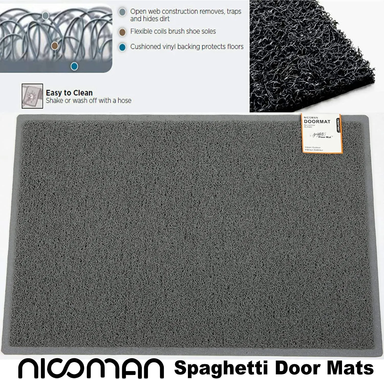 Pet Feeding Mat, Mini Paw Design 90x60 cm