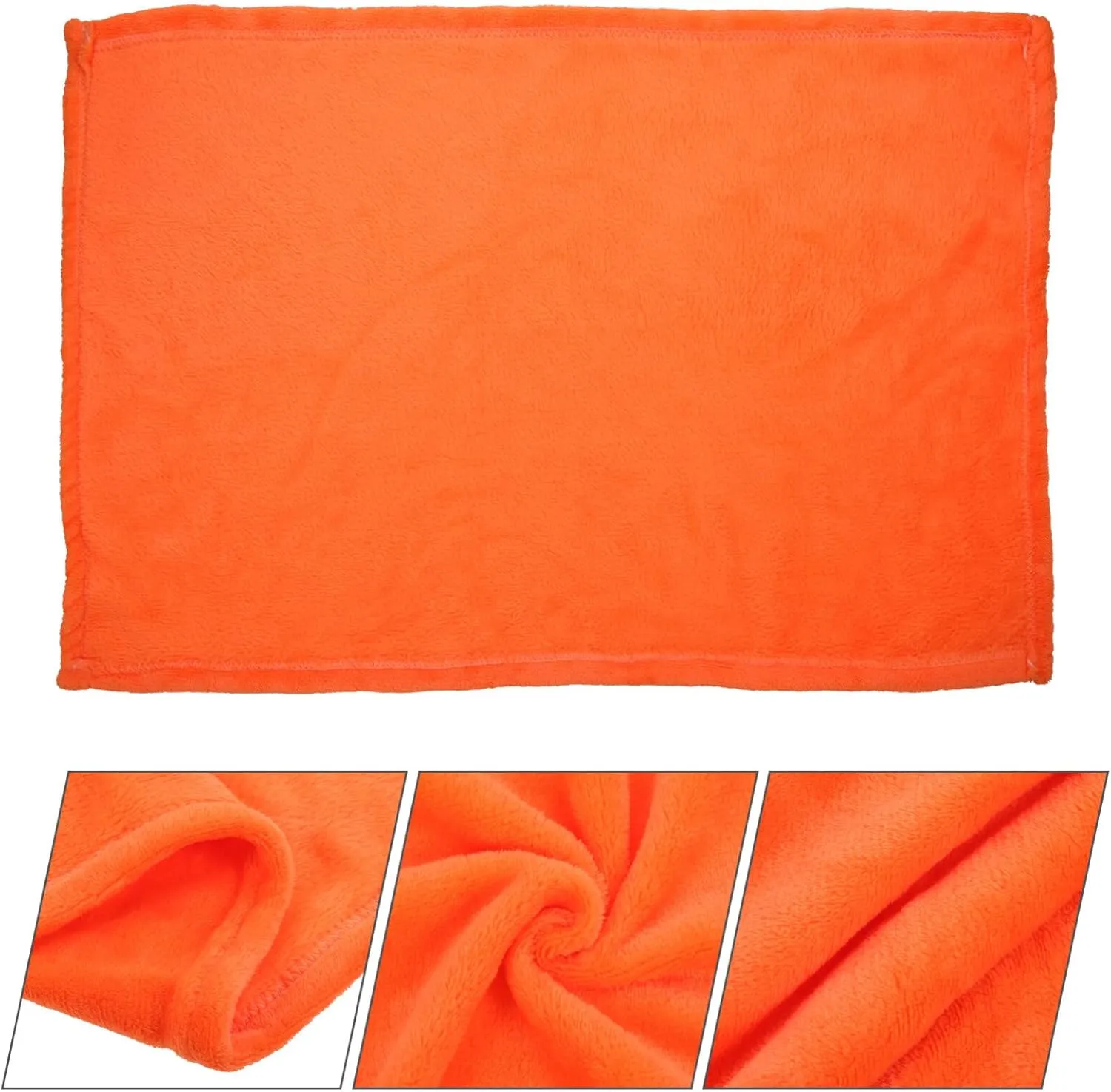 POPETPOP Luxurious Solid Pet Blanket Flannel Fleece Pet Bedding Warm Flannel Blanket for Yearlong Comfort
