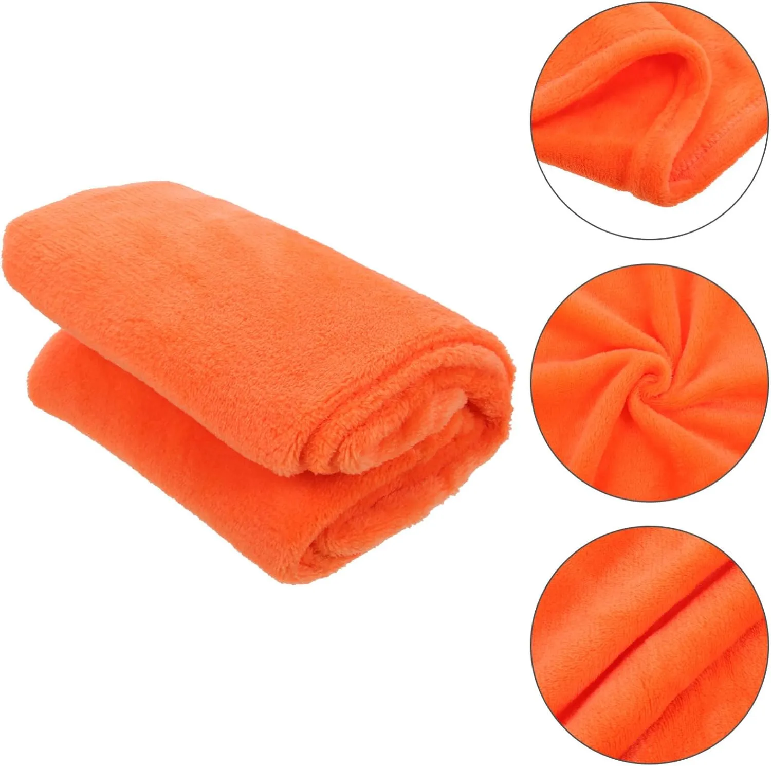 POPETPOP Luxurious Solid Pet Blanket Flannel Fleece Pet Bedding Warm Flannel Blanket for Yearlong Comfort