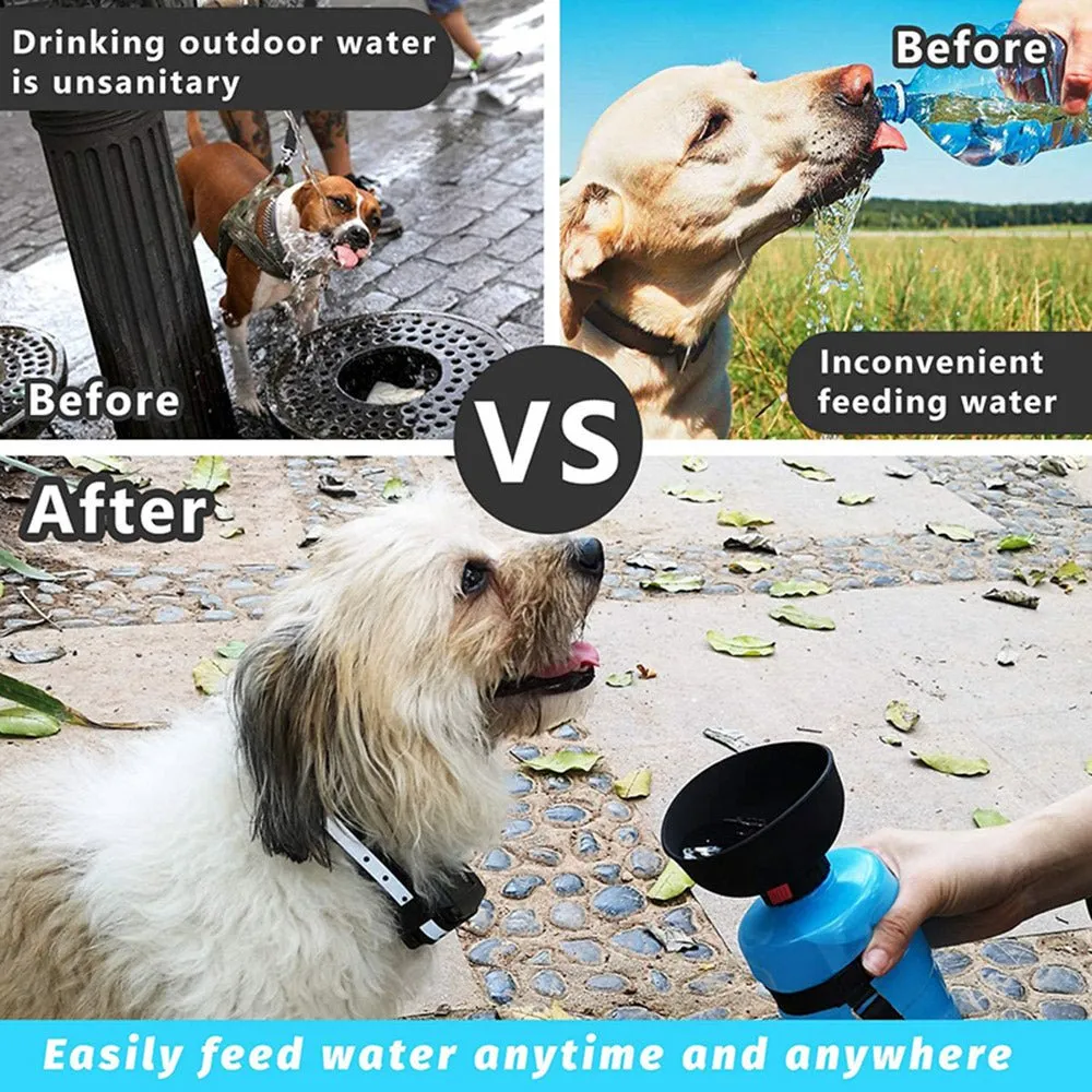 Portable BPA-Free Foldable Dog Water Bottle - Safe, Leakproof Pet Hydration