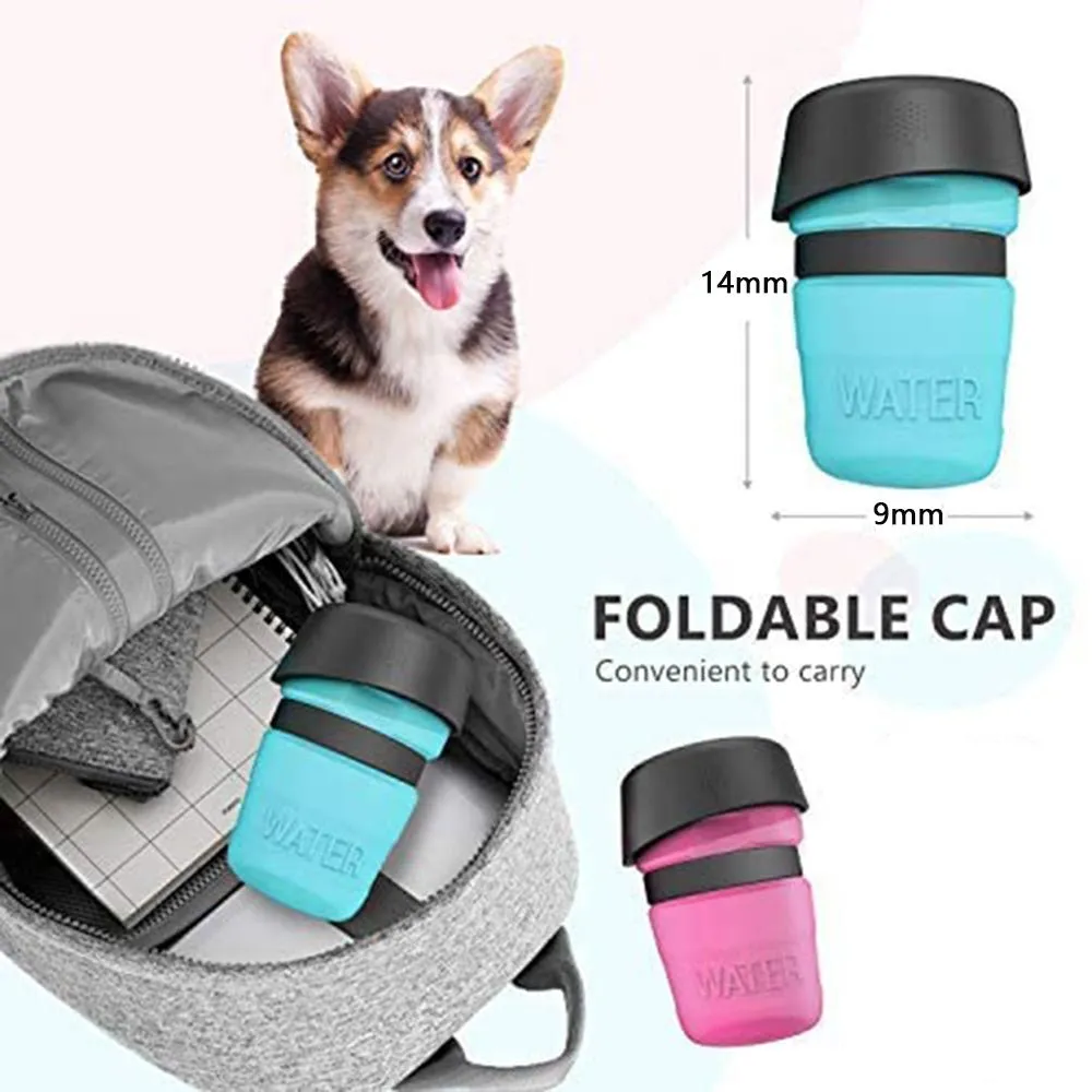 Portable BPA-Free Foldable Dog Water Bottle - Safe, Leakproof Pet Hydration
