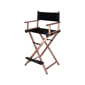 Professional Foldable Rose Gold Makeup Director Chair With Footrest Ch-002 Xzl-4
