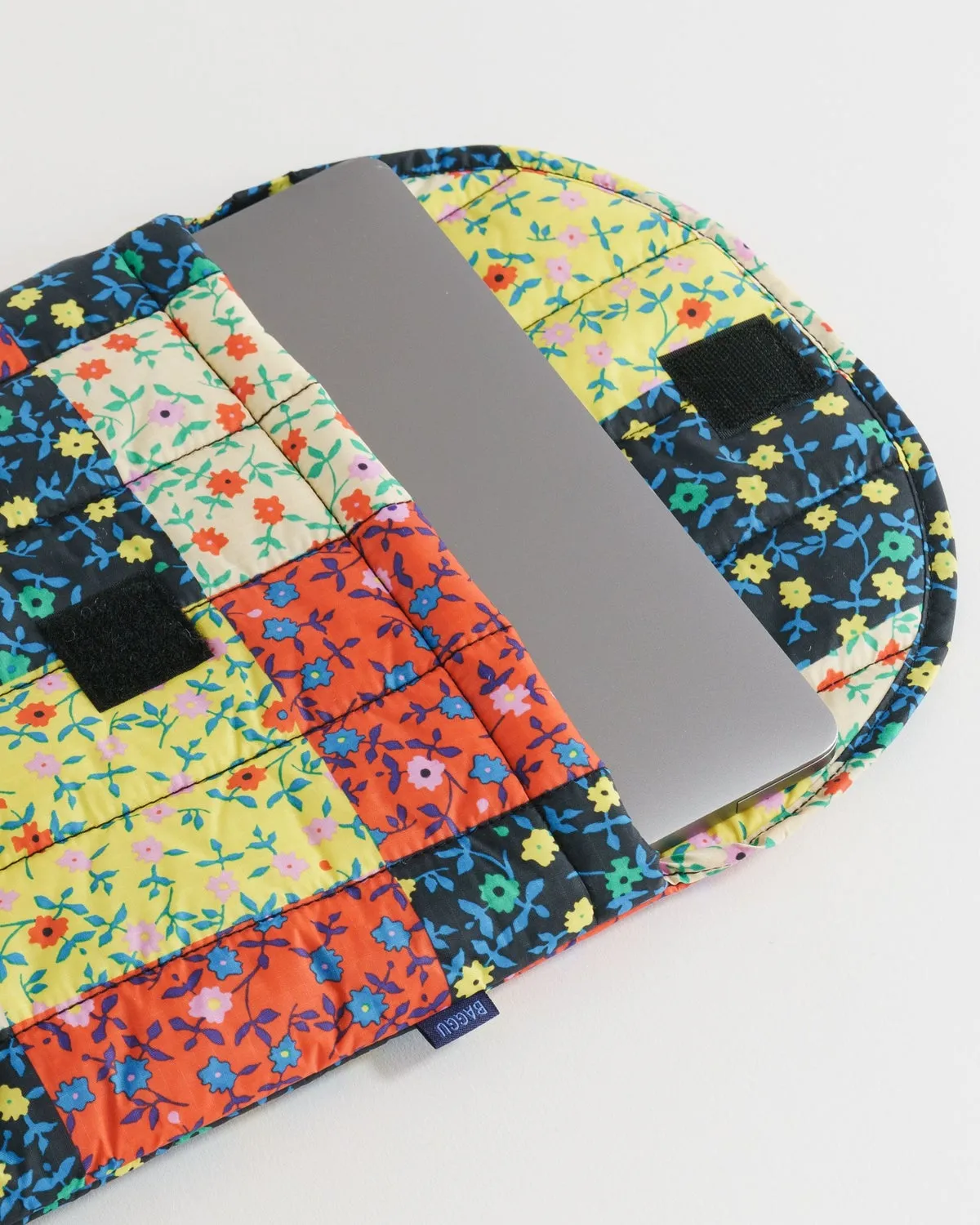 Puffy Laptop Sleeve 16" Calico Block