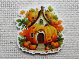 Pumpkin House with Stairs Needle Minder, Cover Minder, Magnet