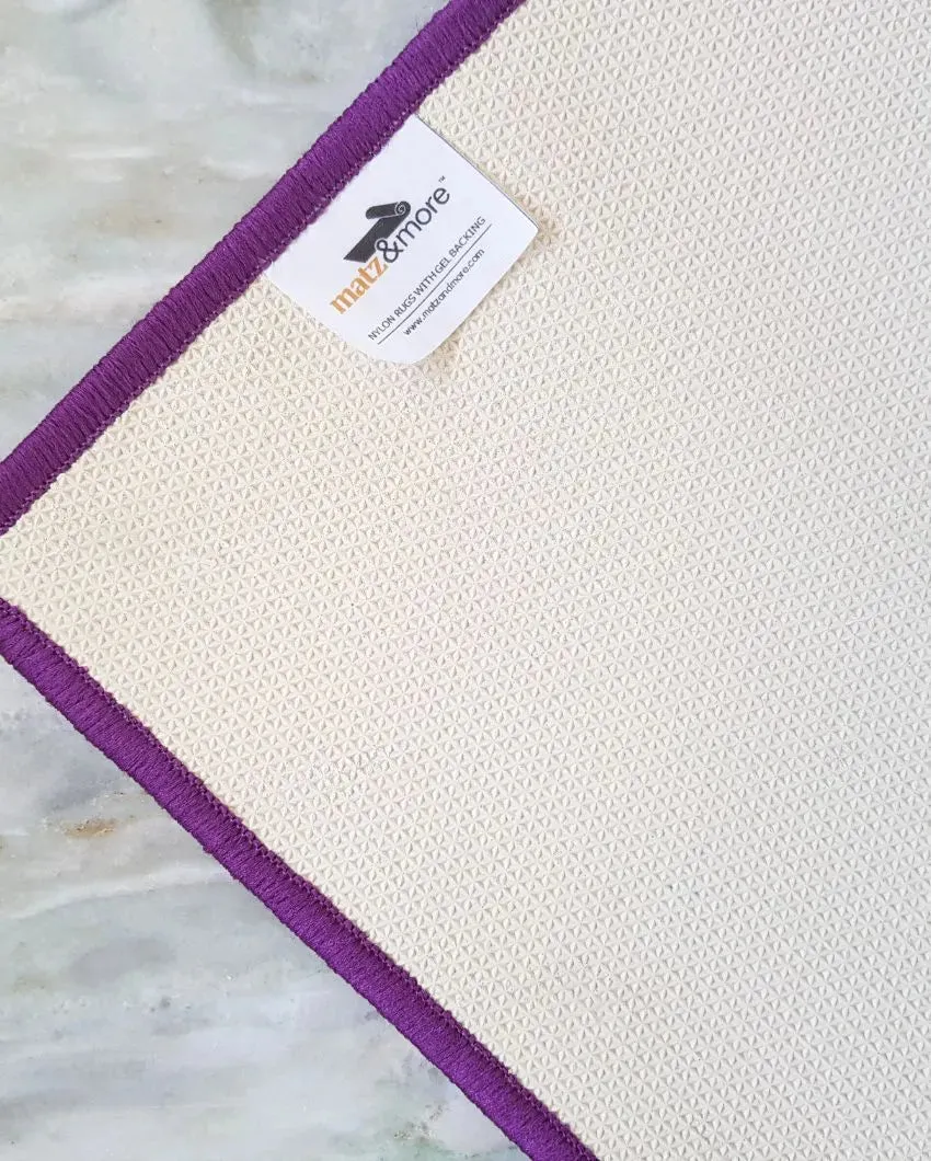 Purple Mermaid Anti-Slip Kids Multipurpose Door Mats | Set of 2 | 24 x 16 inches