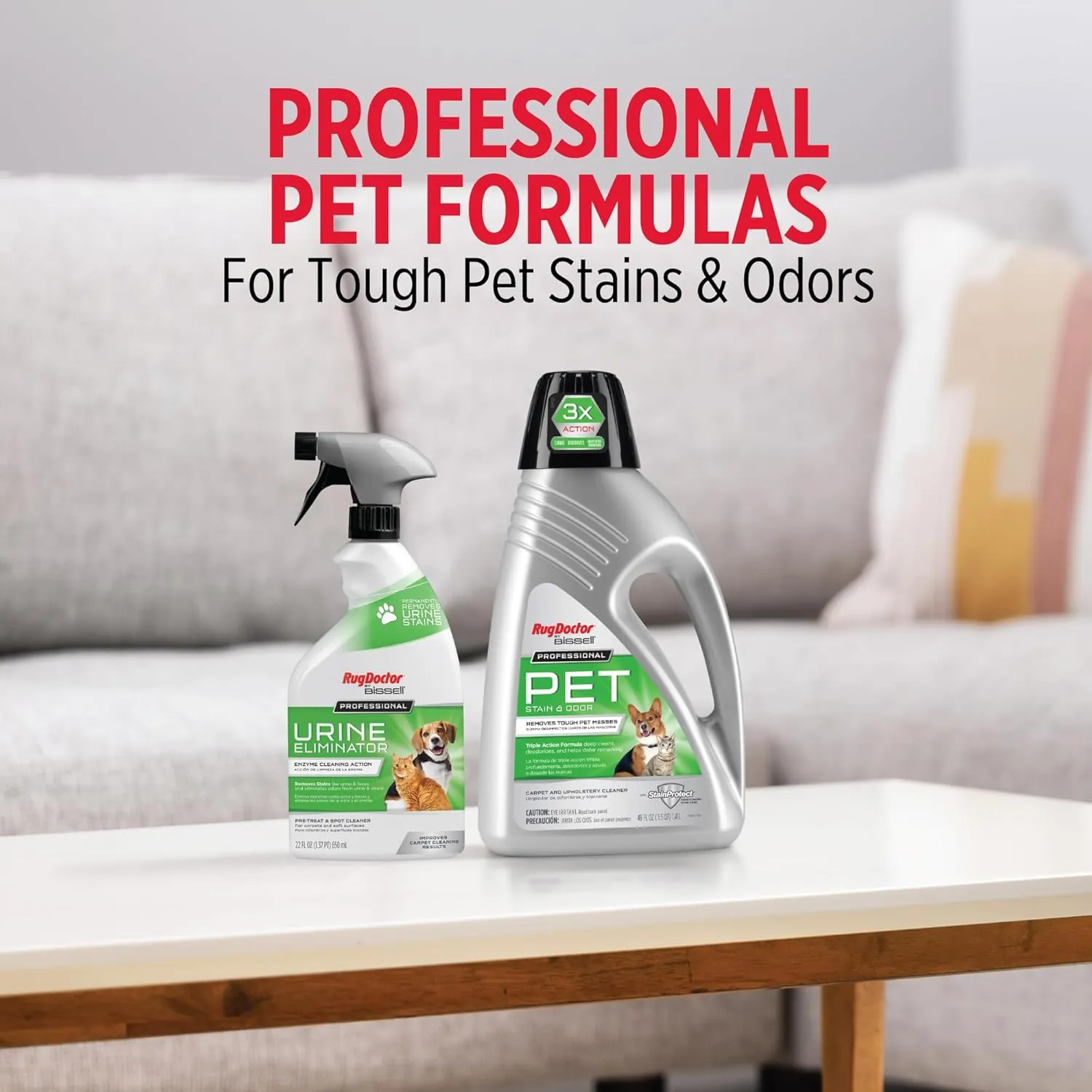 Rug Doctor X3 Commercial Carpet Cleaner - Pet Pro Pack, Includes Commercial Carpet Cleaning Machine, 48 oz. Pet Stain & Odor Carpet Cleaner and 22 oz. Urine Eliminator