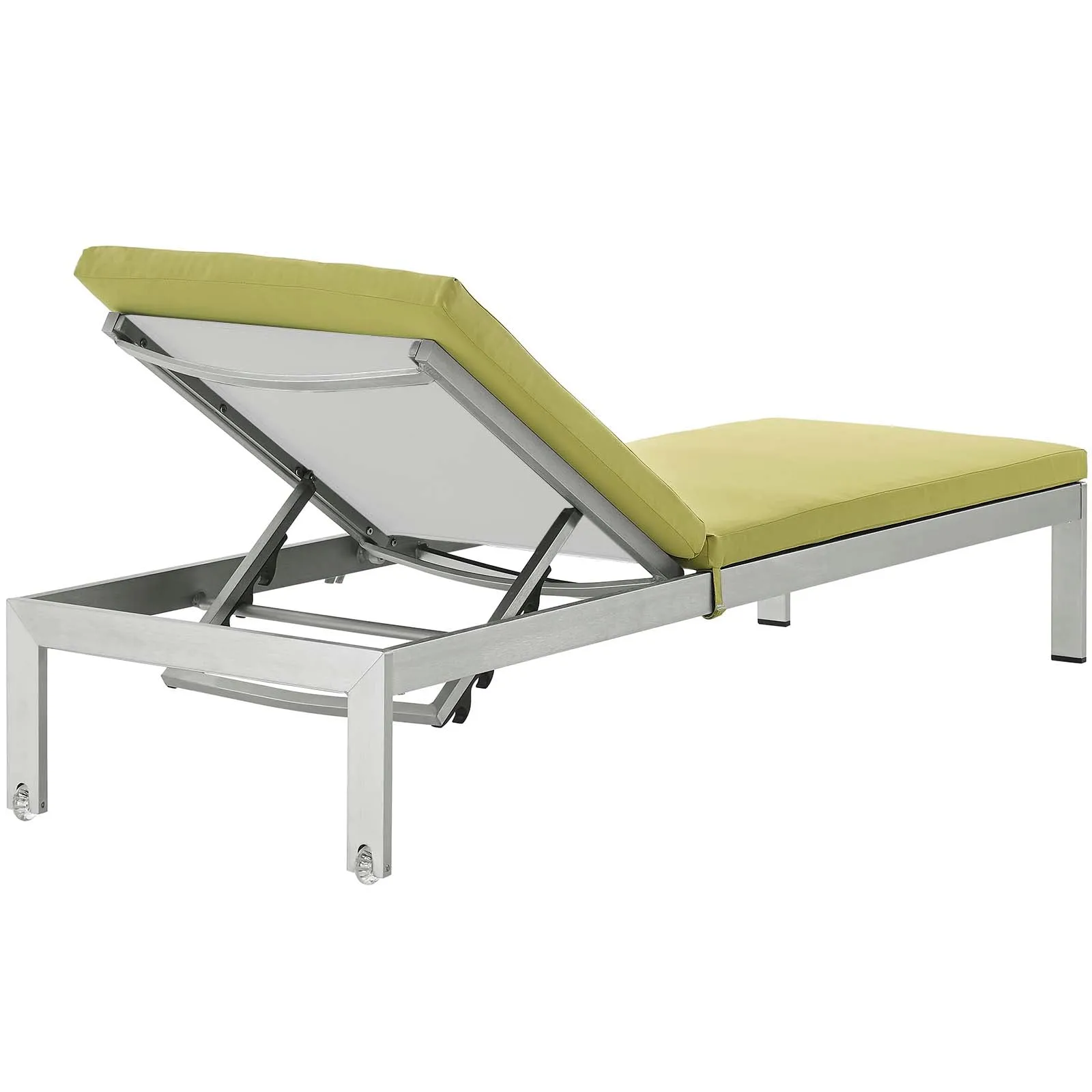 Shore Outdoor Patio  Aluminum Chaise with Cushions