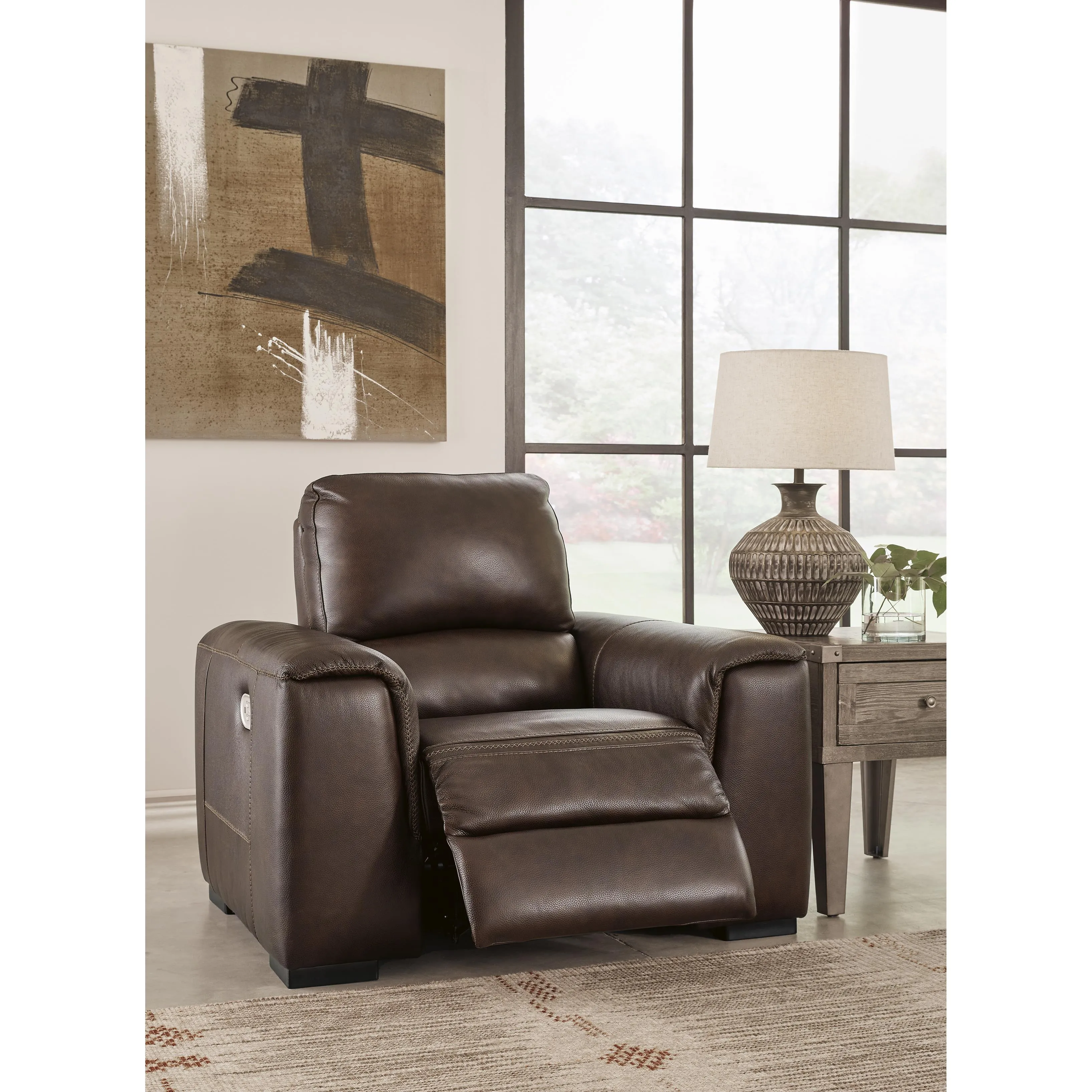 Signature Design by Ashley Alessandro U2550213 Power Recliner with Adjustable Headrest
