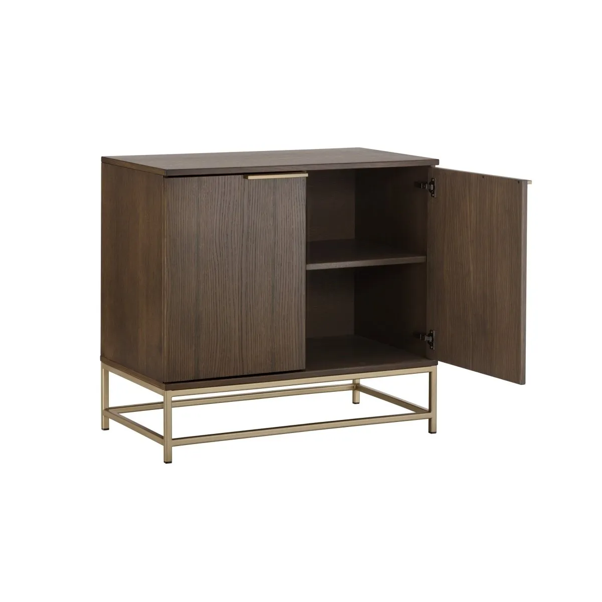Sunpan Rebel Sideboard - Small - Gold - Raw Umber