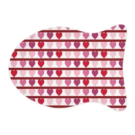 Sweet Heart Pattern Pet Feeding Mat Fish Shape Dog/Cat Food Placemat