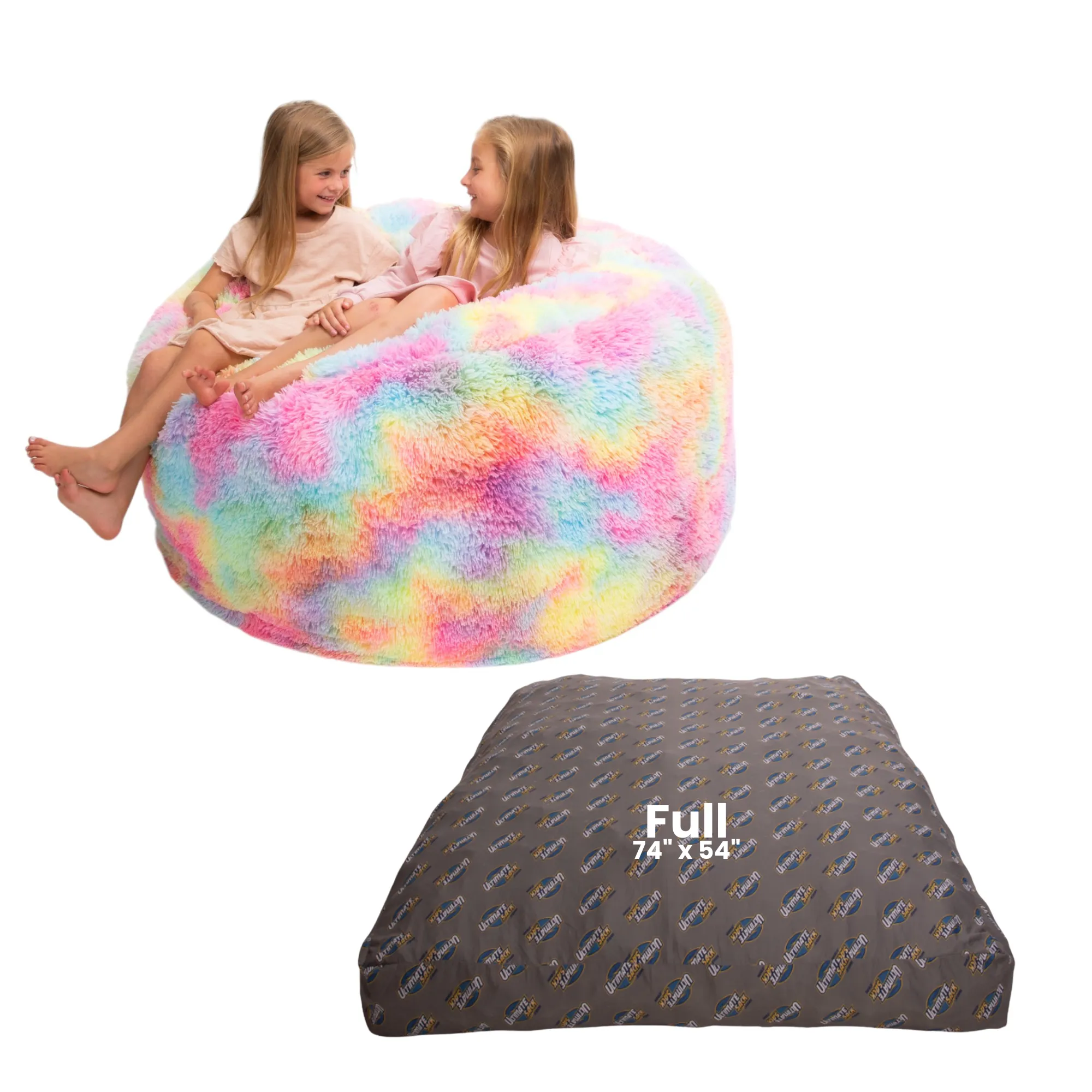 Ultimate Sack 4000: Convertible Bean Bag Full Sized Cozy Sleeper