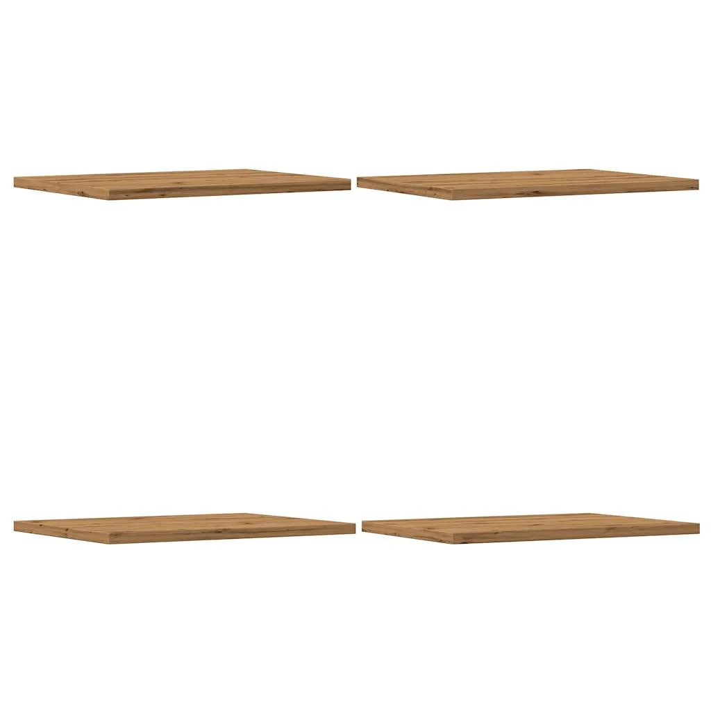 vidaXL Bookshelf Boards 4 pcs Artisan Oak 40x30x1.5 cm Engineered Wood