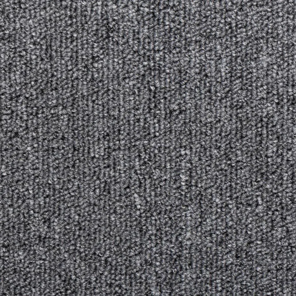 vidaXL Carpet Stair Treads 15 pcs 65x21x4 cm Dark Grey