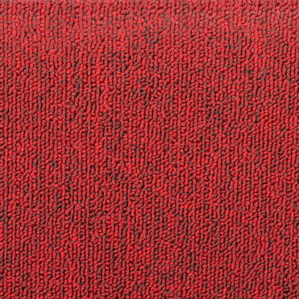 vidaXL Carpet Stair Treads 15 pcs Bordeaux Red 65x24x4 cm