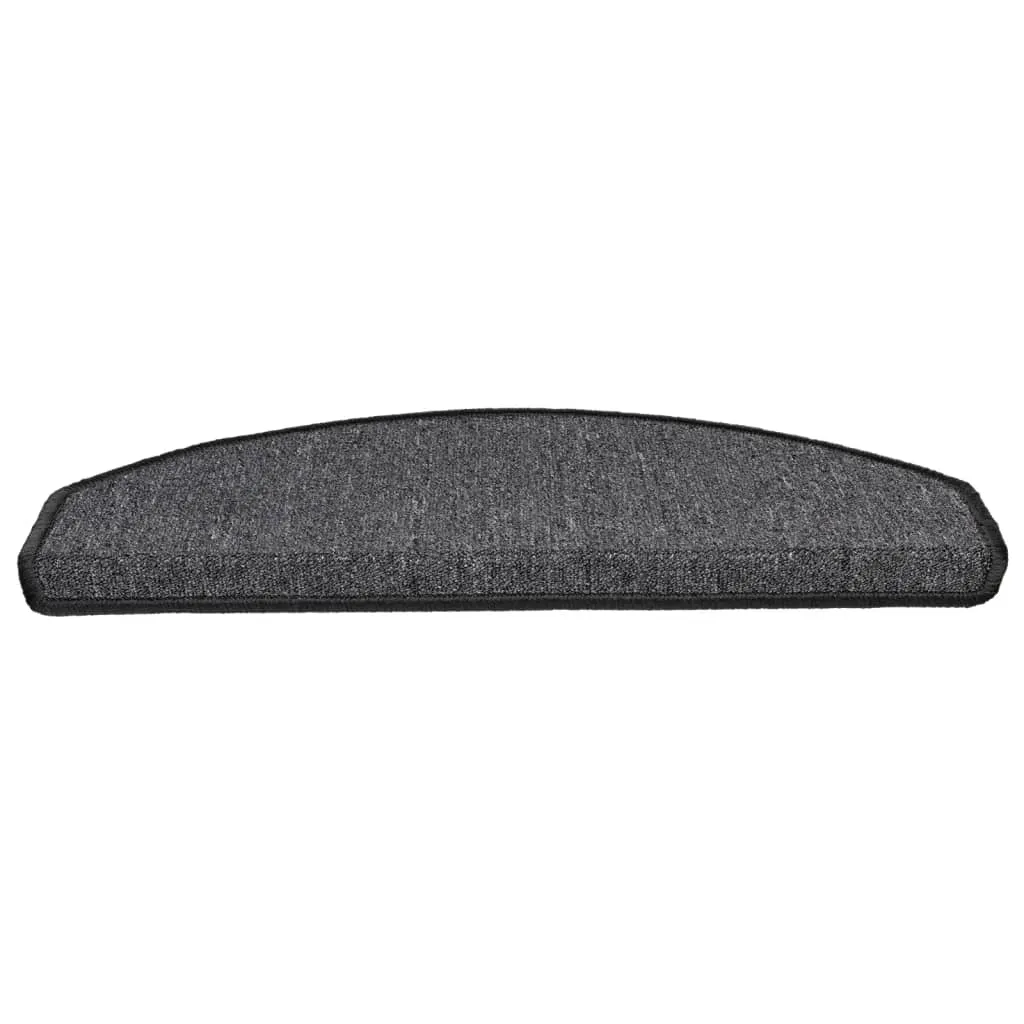 vidaXL Stair Mats 10 pcs 65x24x4 cm Anthracite