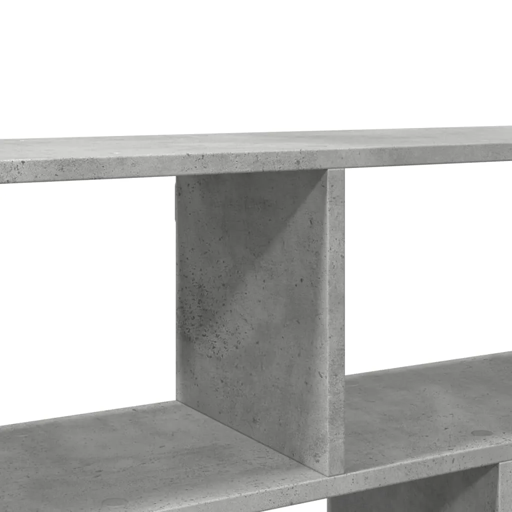 Wall Shelf Concrete Grey 100x25x50 cm Engineered Wood