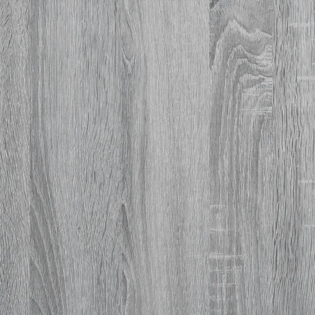 Wall Shelf Grey Sonoma 70.5x35x30.5 cm Engineered Wood