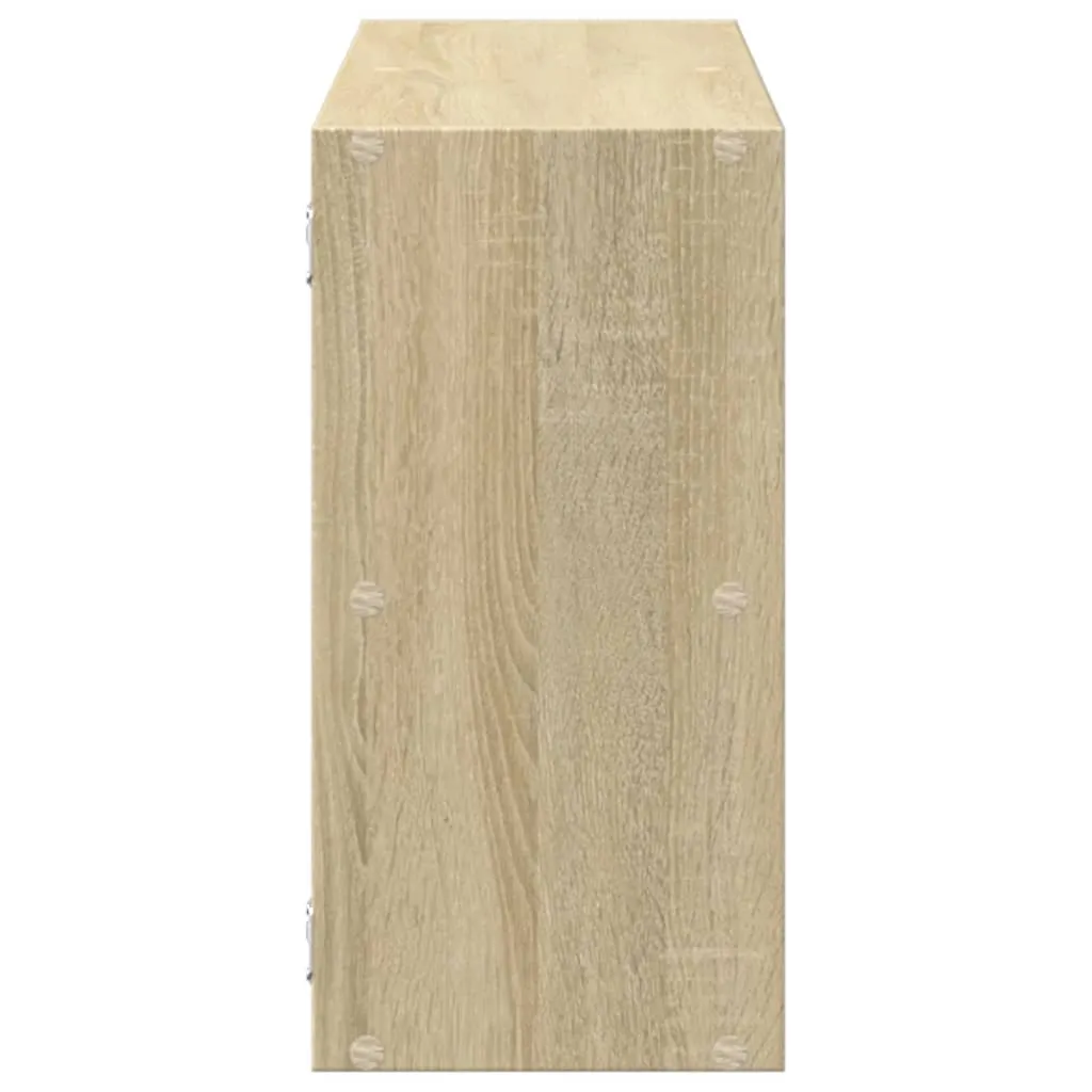 Wall Shelf Sonoma Oak 100x25x50 cm Engineered Wood