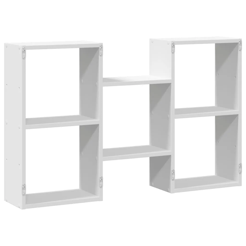 Wall Shelf White 96x18x60 cm Engineered Wood