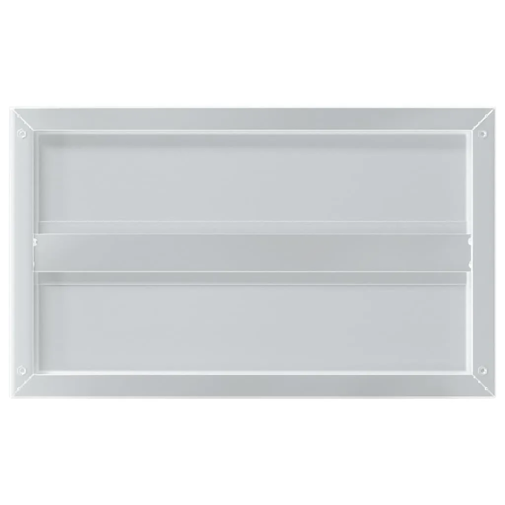 Wall Shelves 2 pcs 50x30x3 cm Silver Stainless Steel