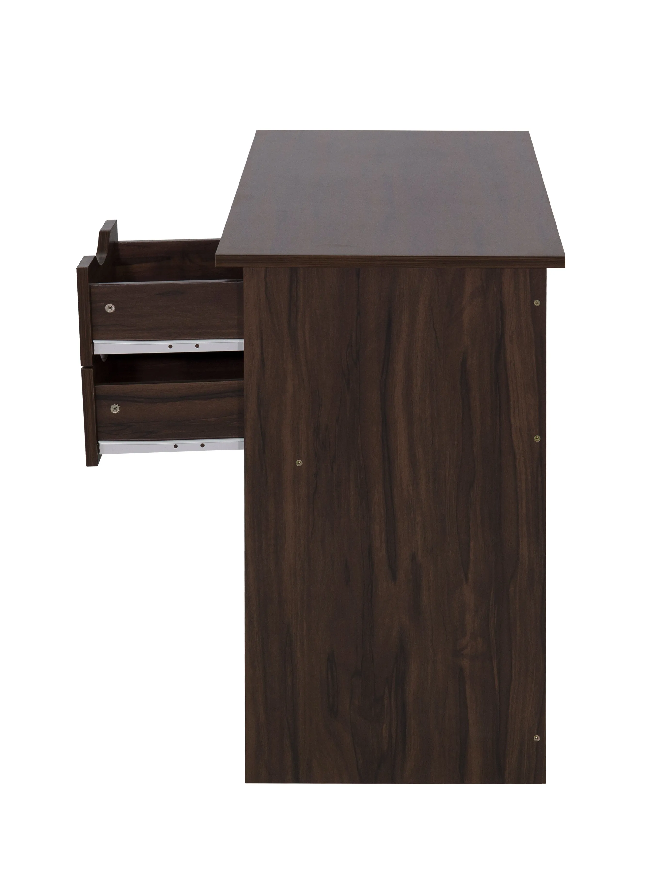 Walnut Computer Desk With Drawers- Model Watson
