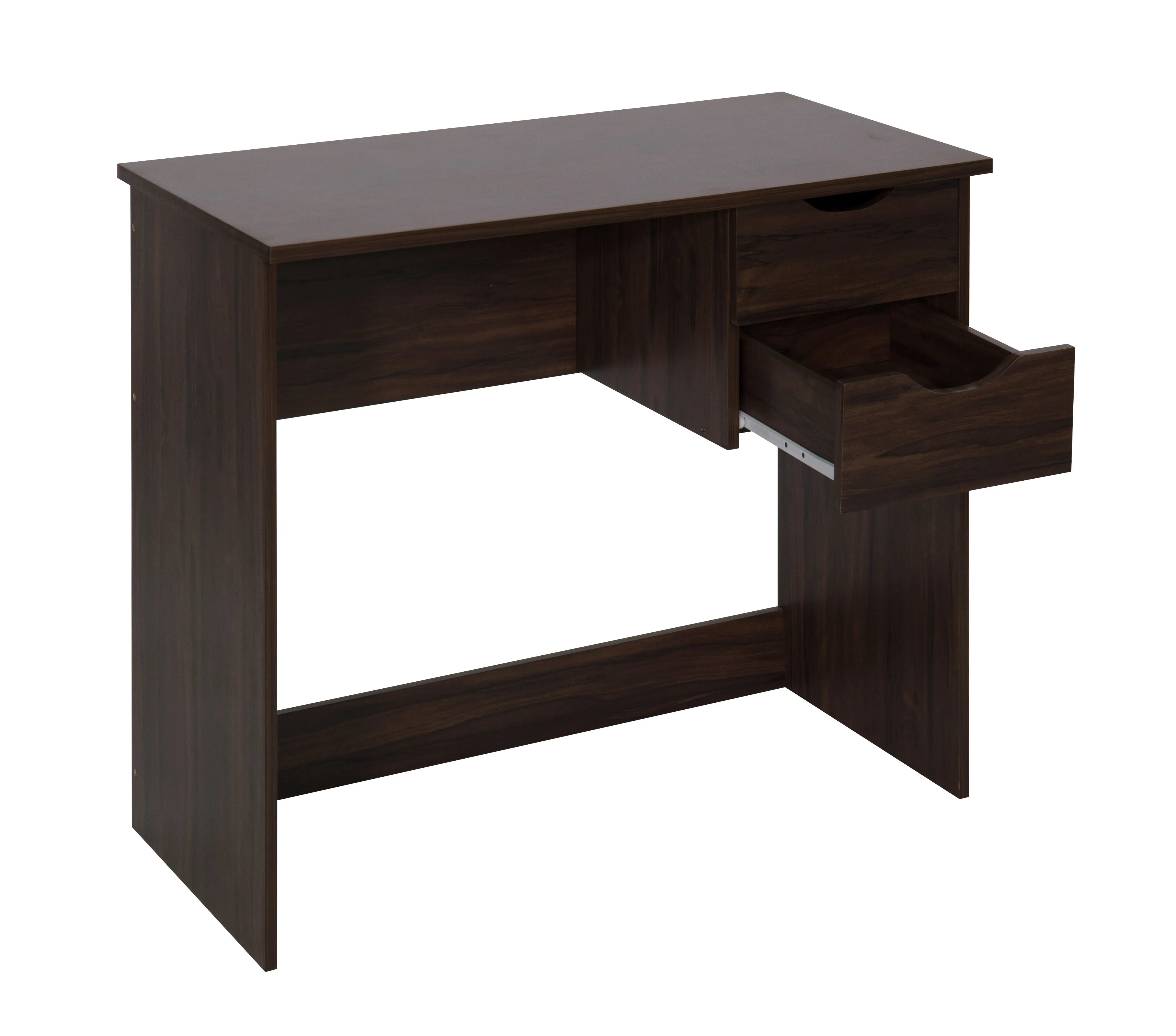 Walnut Computer Desk With Drawers- Model Watson