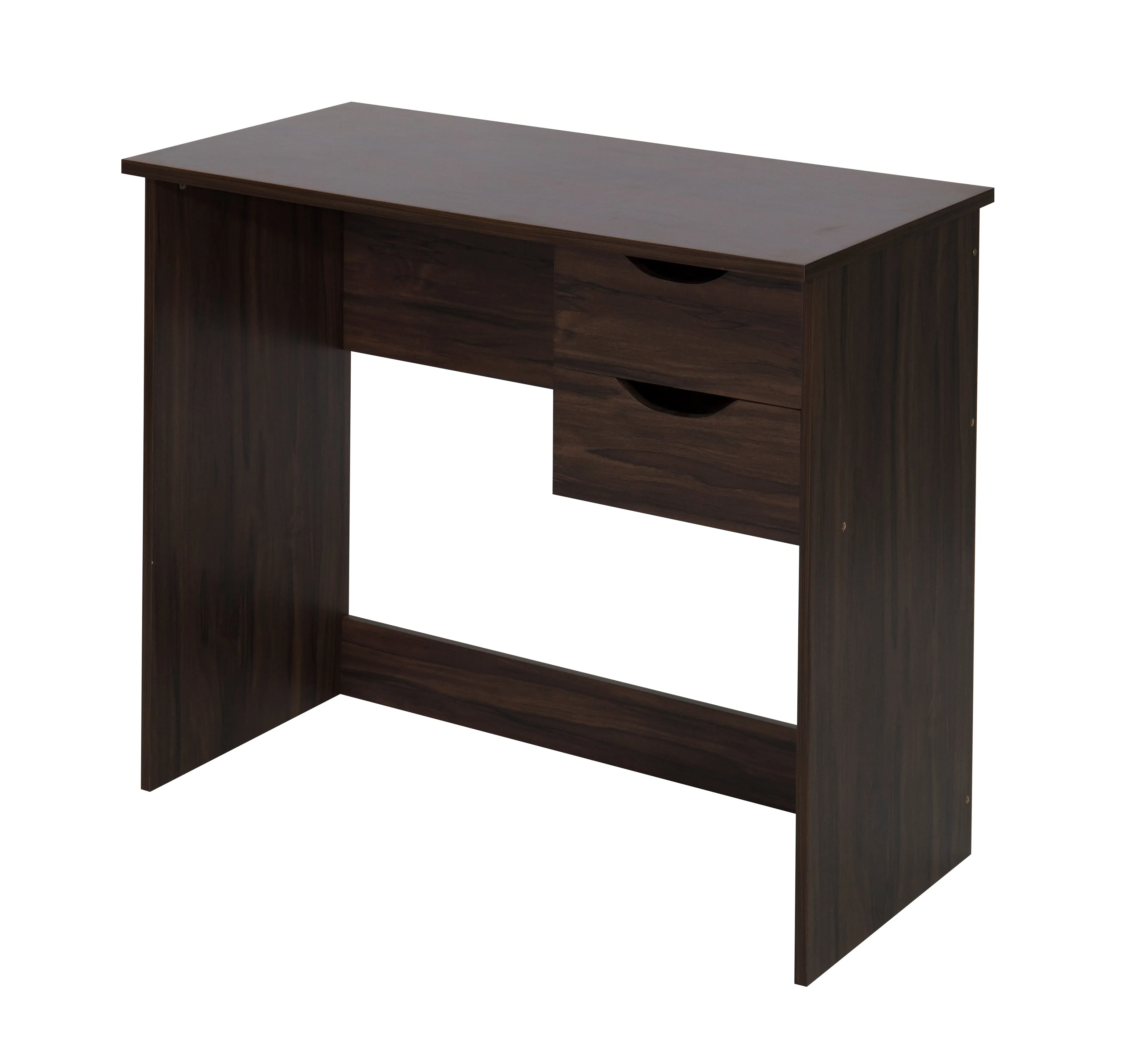 Walnut Computer Desk With Drawers- Model Watson
